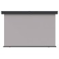 vidaXL Toldo lateral de balcón gris oscuro 165x250 cm vidaXL Toldo lateral de balcón gris oscuro 165x250 cm