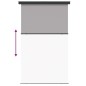 vidaXL Toldo lateral de balcón gris oscuro 165x250 cm vidaXL Toldo lateral de balcón gris oscuro 165x250 cm