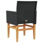 vidaXL Sillas de jardín con cojín 2 uds ratán PE negro y madera acacia vidaXL Sillas de jardín con cojín 2 uds ratán PE negro y madera acacia