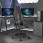 vidaXL Silla gaming cuero sintético negro y camuflaje vidaXL Silla gaming cuero sintético negro y camuflaje