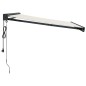 vidaXL Toldo retráctil aluminio y tela color crema 3,5x2,5 m vidaXL Toldo retráctil aluminio y tela color crema 3,5x2,5 m