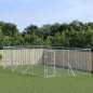 vidaXL Perrera de exterior acero galvanizado plateado 4x8x2 m vidaXL Perrera de exterior acero galvanizado plateado 4x8x2 m
