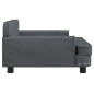 vidaXL Sofá para niños de terciopelo gris oscuro 90x53x30 cm vidaXL Sofá para niños de terciopelo gris oscuro 90x53x30 cm