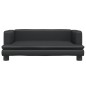 vidaXL Sofá para niños de cuero sintético negro 80x45x30 cm vidaXL Sofá para niños de cuero sintético negro 80x45x30 cm