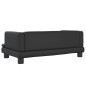 vidaXL Sofá para niños de cuero sintético negro 80x45x30 cm vidaXL Sofá para niños de cuero sintético negro 80x45x30 cm