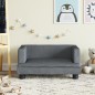 vidaXL Sofá para niños de terciopelo gris oscuro 60x40x30 cm vidaXL Sofá para niños de terciopelo gris oscuro 60x40x30 cm