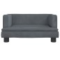 vidaXL Sofá para niños de terciopelo gris oscuro 60x40x30 cm vidaXL Sofá para niños de terciopelo gris oscuro 60x40x30 cm