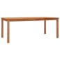 vidaXL Juego de comedor para jardín 4 piezas madera maciza de teca vidaXL Juego de comedor para jardín 4 piezas madera maciza de teca