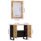 vidaXL Conjunto de muebles de baño 2 piezas madera maciza de mango vidaXL Conjunto de muebles de baño 2 piezas madera maciza de mango