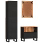vidaXL Conjunto de muebles de baño 3 piezas madera maciza de acacia vidaXL Conjunto de muebles de baño 3 piezas madera maciza de acacia