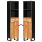 vidaXL Conjunto de muebles de baño 3 piezas madera maciza de acacia vidaXL Conjunto de muebles de baño 3 piezas madera maciza de acacia