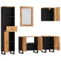 vidaXL Conjunto de muebles de baño 5 piezas madera maciza de acacia