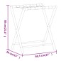 vidaXL Soporte para maletas bambú 68,5x38x58 cm vidaXL Soporte para maletas bambú 68,5x38x58 cm