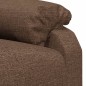 vidaXL Sillón de masaje eléctrico tela marrón vidaXL Sillón de masaje eléctrico tela marrón