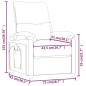 vidaXL Sillón de masaje eléctrico tela marrón vidaXL Sillón de masaje eléctrico tela marrón
