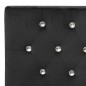 vidaXL Banco de terciopelo negro 110 cm vidaXL Banco de terciopelo negro 110 cm