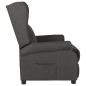 vidaXL Sillón reclinable de tela gris oscuro vidaXL Sillón reclinable de tela gris oscuro