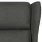 vidaXL Sillón reclinable de tela gris oscuro vidaXL Sillón reclinable de tela gris oscuro