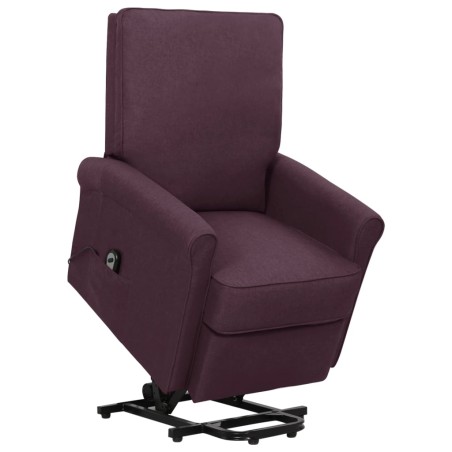 vidaXL Sillón elevable tela morado