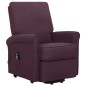 vidaXL Sillón elevable tela morado vidaXL Sillón elevable tela morado