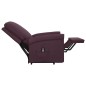 vidaXL Sillón elevable tela morado vidaXL Sillón elevable tela morado
