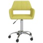 vidaXL Sillas de comedor giratorias 2 unidades tela verde vidaXL Sillas de comedor giratorias 2 unidades tela verde