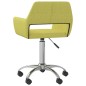 vidaXL Sillas de comedor giratorias 2 unidades tela verde vidaXL Sillas de comedor giratorias 2 unidades tela verde