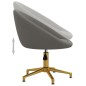 vidaXL Sillas de comedor 2 unidades terciopelo gris oscuro