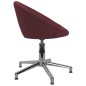 vidaXL Sillas de comedor giratorias 2 unidades tela morada vidaXL Sillas de comedor giratorias 2 unidades tela morada