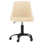 vidaXL Sillas de comedor giratorias 2 unidades terciopelo crema vidaXL Sillas de comedor giratorias 2 unidades terciopelo crema