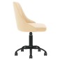 vidaXL Sillas de comedor giratorias 2 unidades terciopelo crema vidaXL Sillas de comedor giratorias 2 unidades terciopelo crema