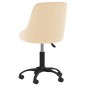 vidaXL Sillas de comedor giratorias 2 unidades terciopelo crema vidaXL Sillas de comedor giratorias 2 unidades terciopelo crema