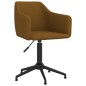 vidaXL Sillas de comedor giratorias 2 unidades terciopelo marrón vidaXL Sillas de comedor giratorias 2 unidades terciopelo marrón