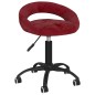 vidaXL Sillas de comedor giratorias 2 uds terciopelo rojo vino tinto vidaXL Sillas de comedor giratorias 2 uds terciopelo rojo vino tinto