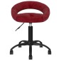 vidaXL Sillas de comedor giratorias 2 uds terciopelo rojo vino tinto vidaXL Sillas de comedor giratorias 2 uds terciopelo rojo vino tinto