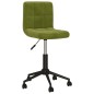 vidaXL Sillas de comedor giratorias 2 unidades terciopelo verde claro vidaXL Sillas de comedor giratorias 2 unidades terciopelo verde claro