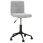vidaXL Sillas de comedor giratorias 2 unidades terciopelo gris claro vidaXL Sillas de comedor giratorias 2 unidades terciopelo gris claro