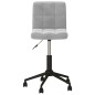 vidaXL Sillas de comedor giratorias 2 unidades terciopelo gris claro vidaXL Sillas de comedor giratorias 2 unidades terciopelo gris claro