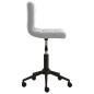 vidaXL Sillas de comedor giratorias 2 unidades terciopelo gris claro vidaXL Sillas de comedor giratorias 2 unidades terciopelo gris claro