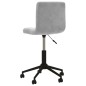 vidaXL Sillas de comedor giratorias 2 unidades terciopelo gris claro vidaXL Sillas de comedor giratorias 2 unidades terciopelo gris claro