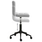 vidaXL Sillas de comedor giratorias 2 unidades terciopelo gris claro vidaXL Sillas de comedor giratorias 2 unidades terciopelo gris claro