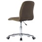 vidaXL Sillas de comedor 2 unidades tela marrón vidaXL Sillas de comedor 2 unidades tela marrón