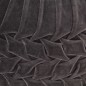 vidaXL Puf de terciopelo de algodón diseño bata gris antracita 40x30cm vidaXL Puf de terciopelo de algodón diseño bata gris antracita 40x30cm