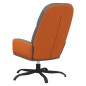 vidaXL Sillón de relax de tela gris oscuro