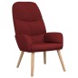 vidaXL Sillón de relax de tela rojo tinto vidaXL Sillón de relax de tela rojo tinto
