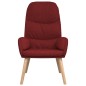 vidaXL Sillón de relax de tela rojo tinto vidaXL Sillón de relax de tela rojo tinto
