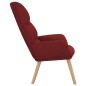 vidaXL Sillón de relax de tela rojo tinto vidaXL Sillón de relax de tela rojo tinto