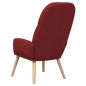 vidaXL Sillón de relax de tela rojo tinto vidaXL Sillón de relax de tela rojo tinto