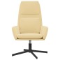 vidaXL Sillón de relax de terciopelo color blanco crema vidaXL Sillón de relax de terciopelo color blanco crema