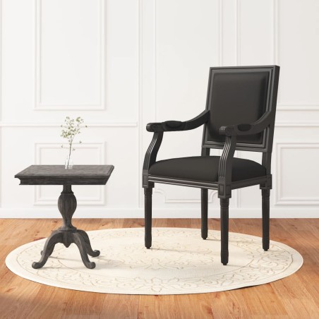 vidaXL Sillón de terciopelo negro 54x59x99 cm